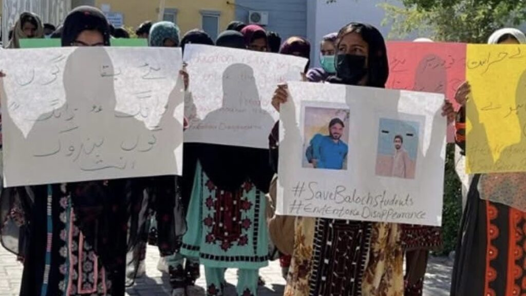 تربت یونیورسٹی نا اسٹوڈنٹ آک تینا مُسہ بیگواہو سنگت نا آجوئی کن ریلی کشار