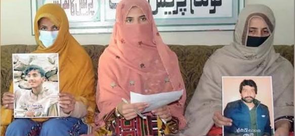 کوئٹہ: کلی قمبرانی آن چُنک سن آ خوانندہ تا زوراکی ئٹ بیگواہی آ خاہوت نا پریس کانفرنس، آجوئی نا خواست